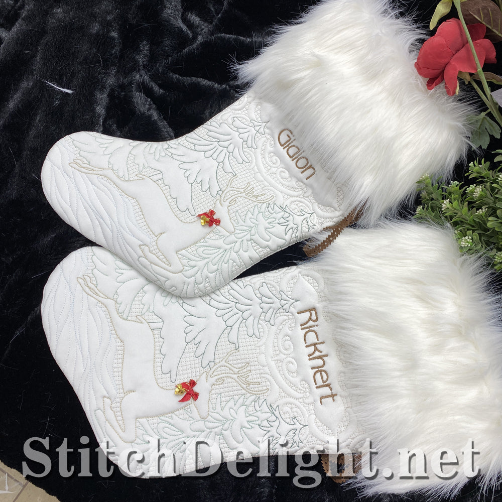 SDS1778 Snowy Day Christmas Stockings