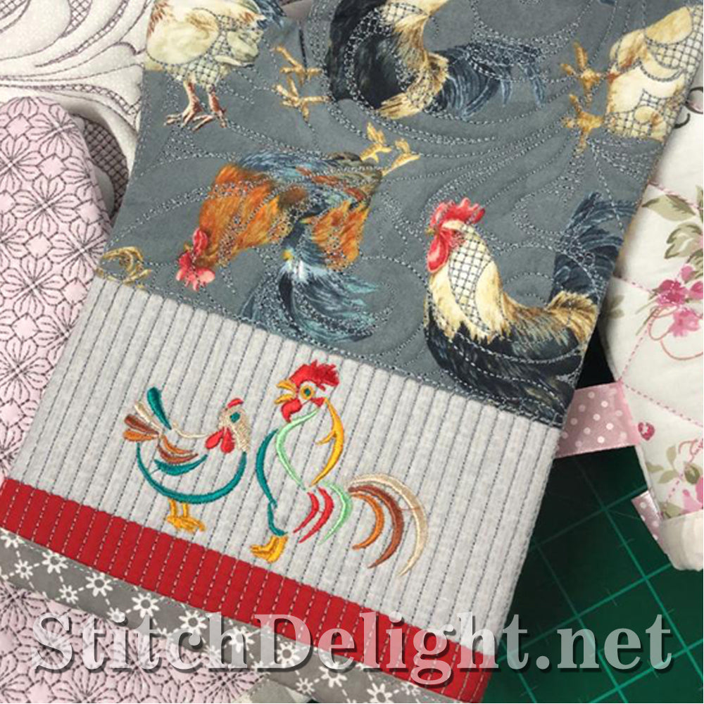 SDS1503 ITH Oven Mits