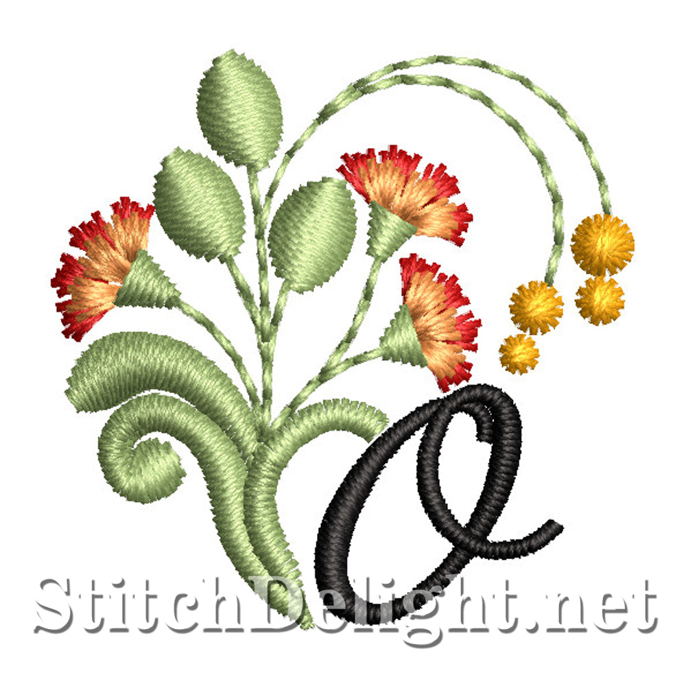 SDS1749 Flamboyant Font O