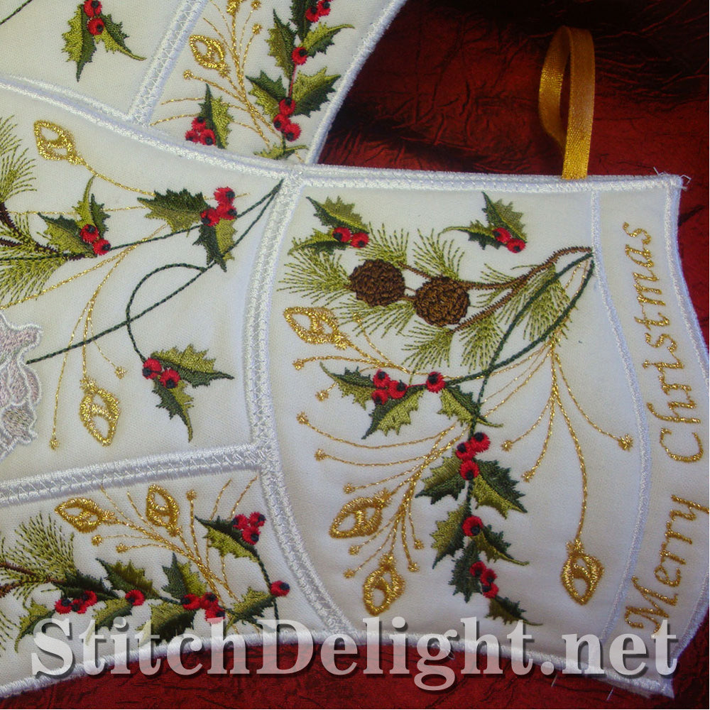 SD0888 Christmas Rose Oven Gloves