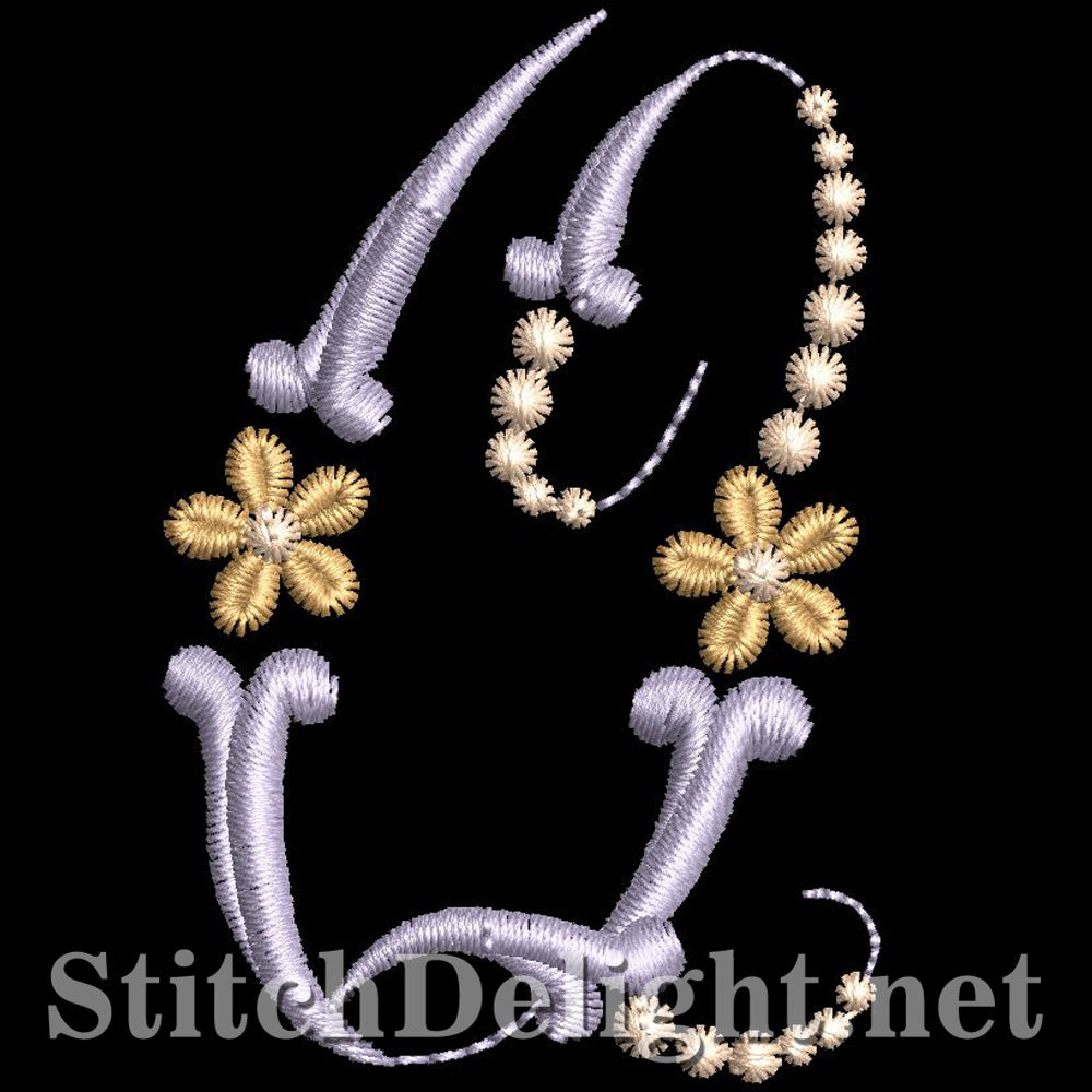 SDS0790 Dainty Floral font Q