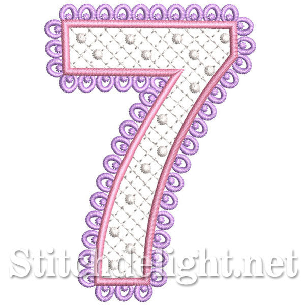 SDS0254 Dentelle Numéro 7