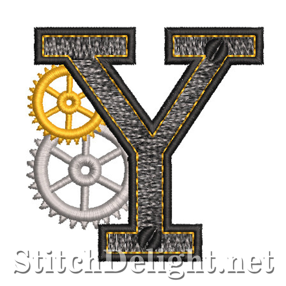 SDS1466 Steampunk Font Y