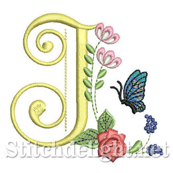 SDS0294 Deco Floral Font