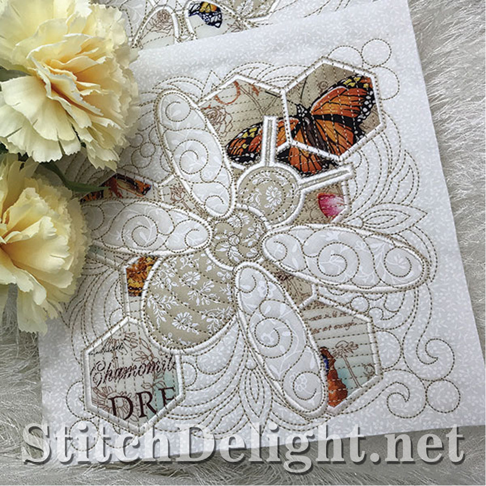 SDS1234 Patchwork Quiltblocks ITH 10