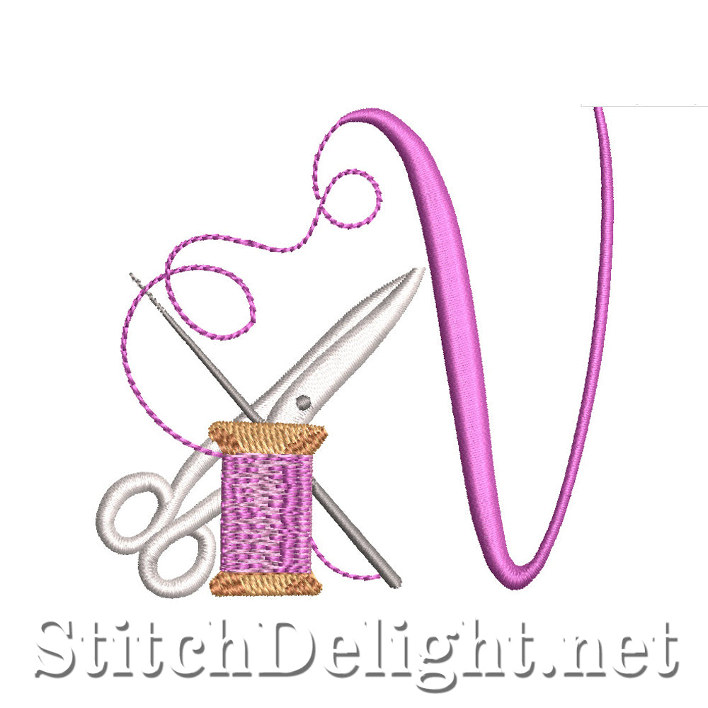 SDS1773 Stitch Delight Font V