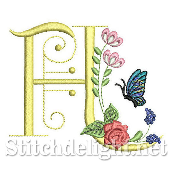SDS0294 Deco Floral Font