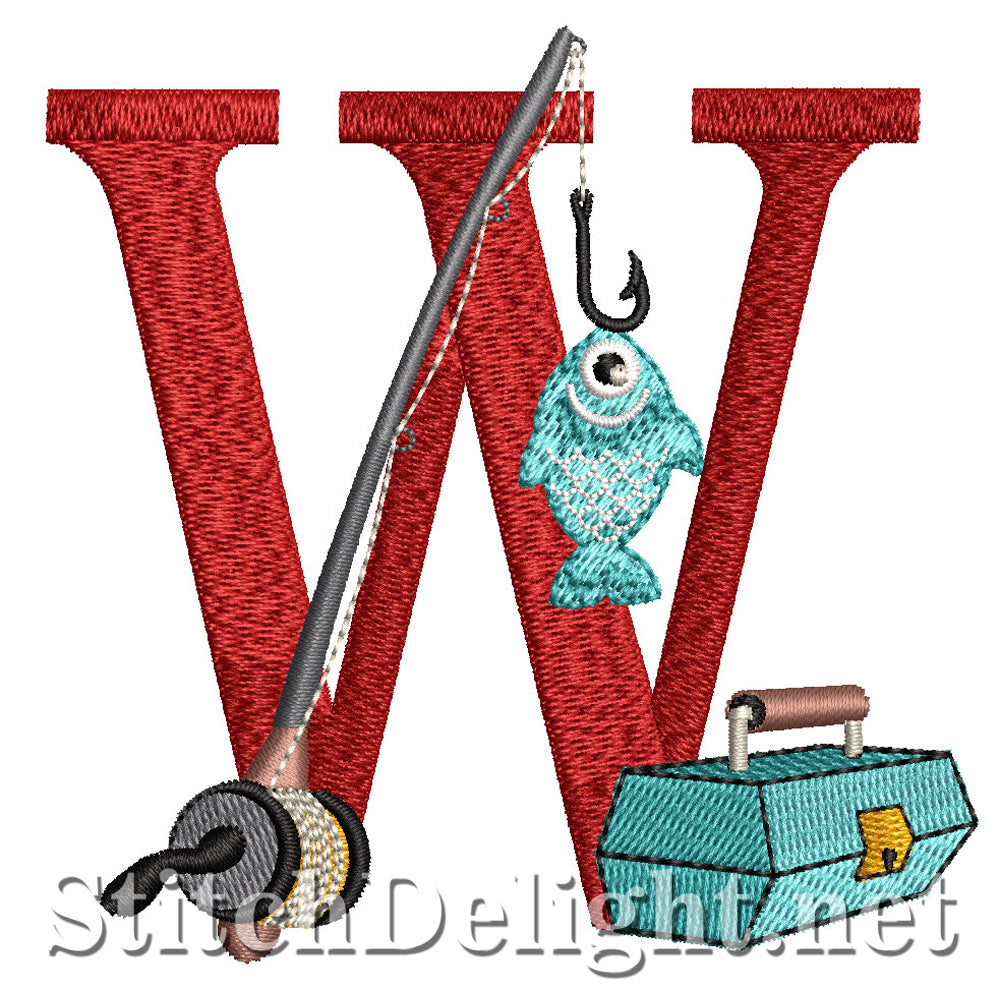 SDS1527 Lets go Fish Font W