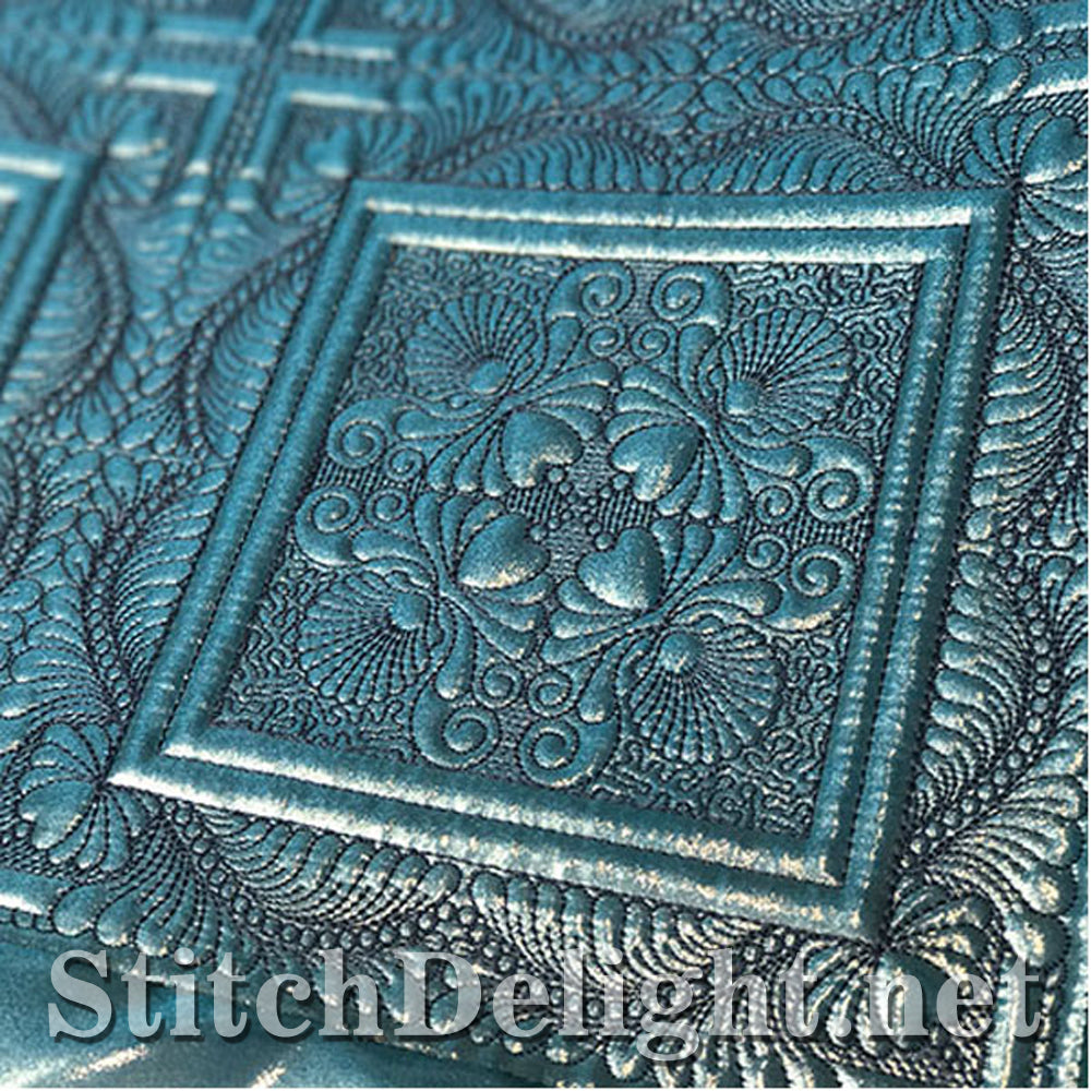 SDS1188 Sea Shell Feather Quilt Set
