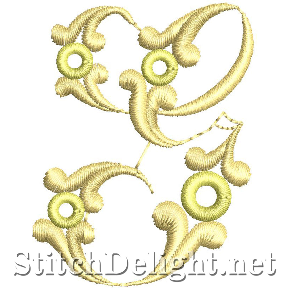 SDS0789 Swirly-lettertype G