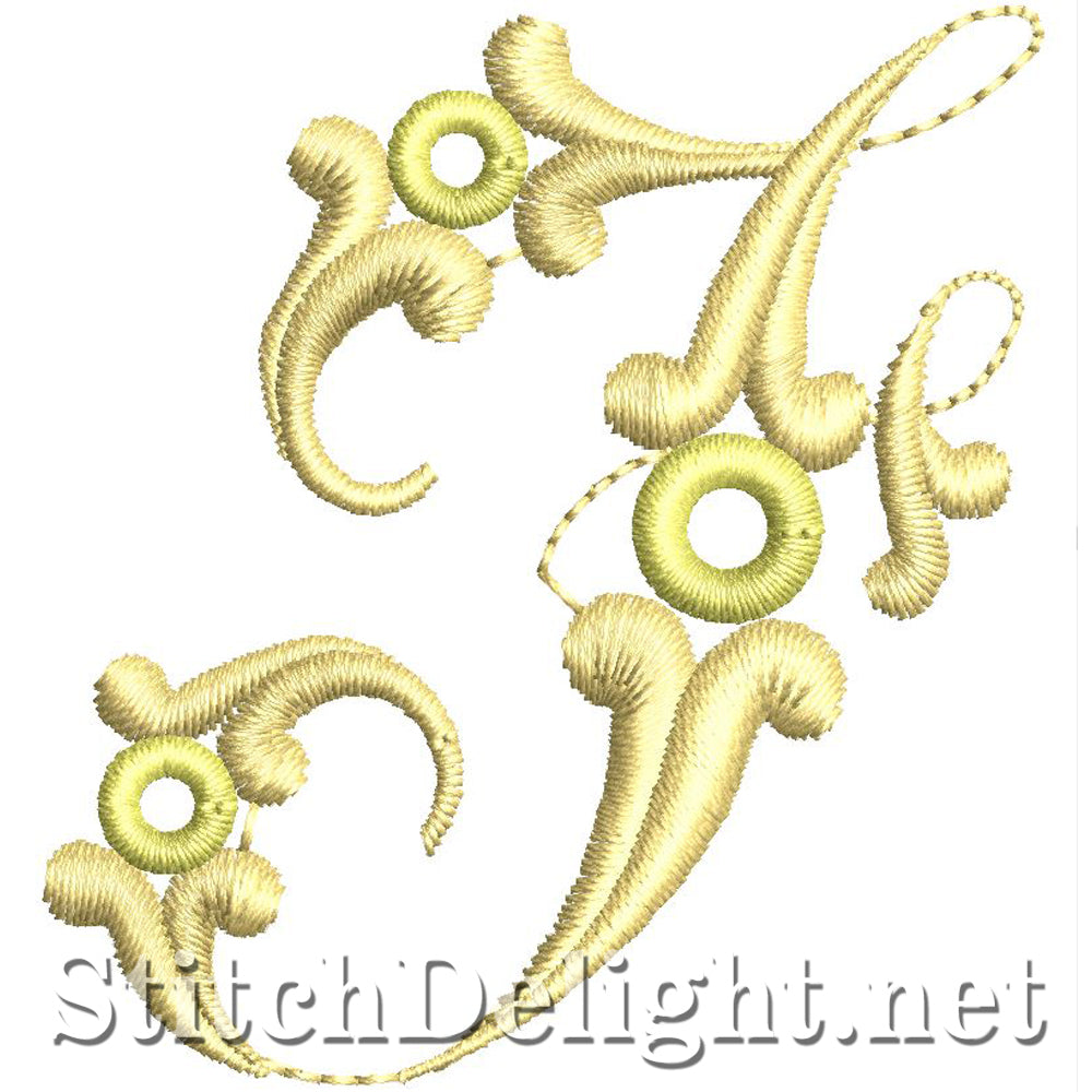 SDS0789 Swirly Font F