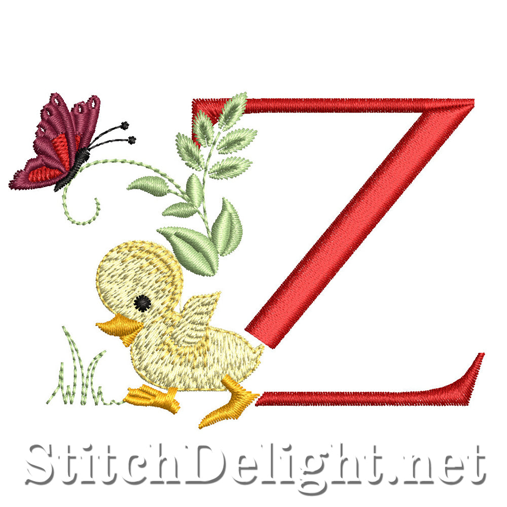 SDS1581 Little Duckie Font Z