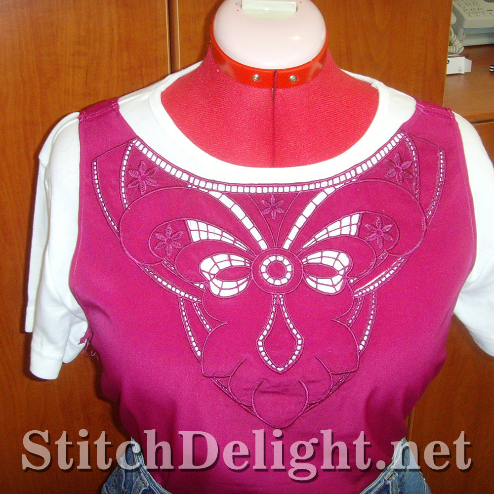 SD0505 Cutwork Neckline