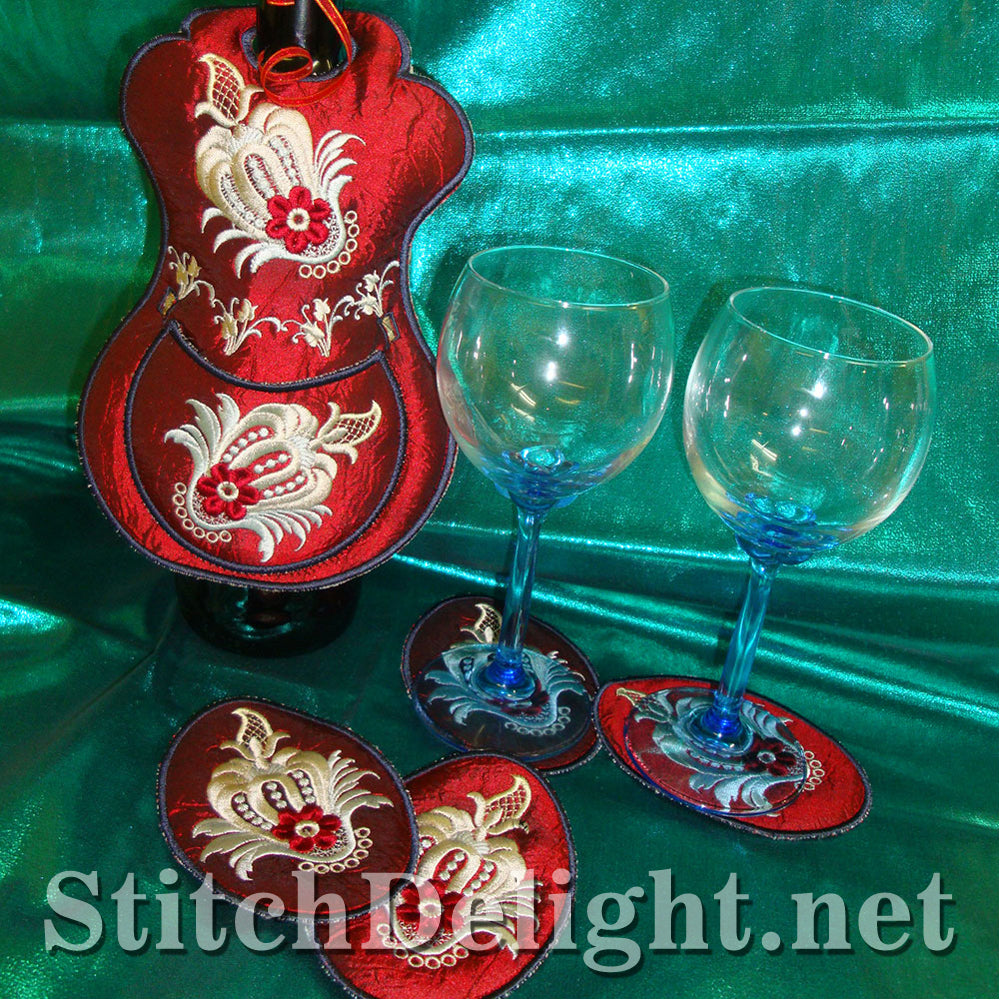 SD0902 Botanical Bottle Apron