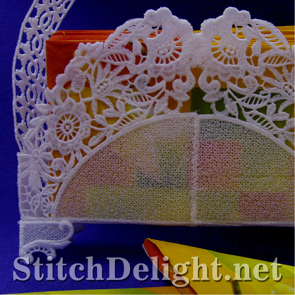 SD0588 Lace Serviette Basket