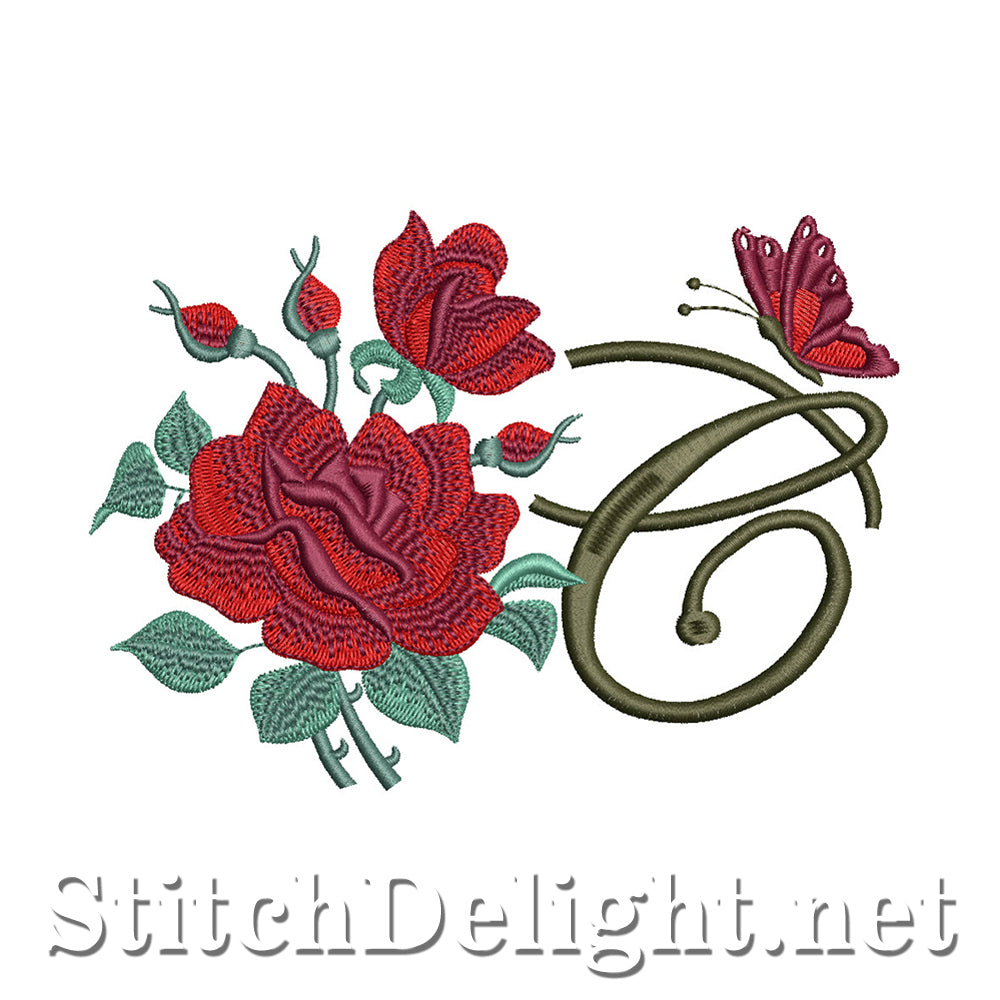 SDS1654 Beautiful Rose Font