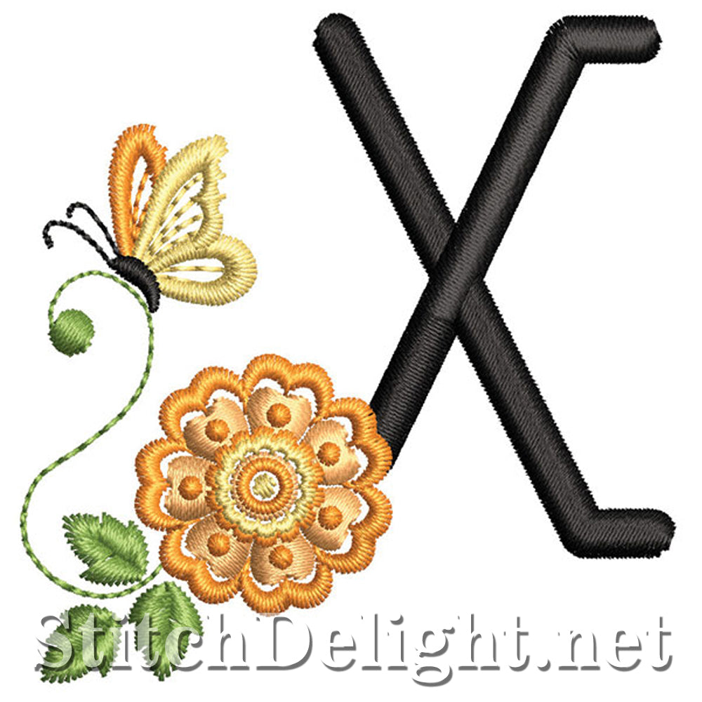 SDS1236 Sunset Bloom Font X