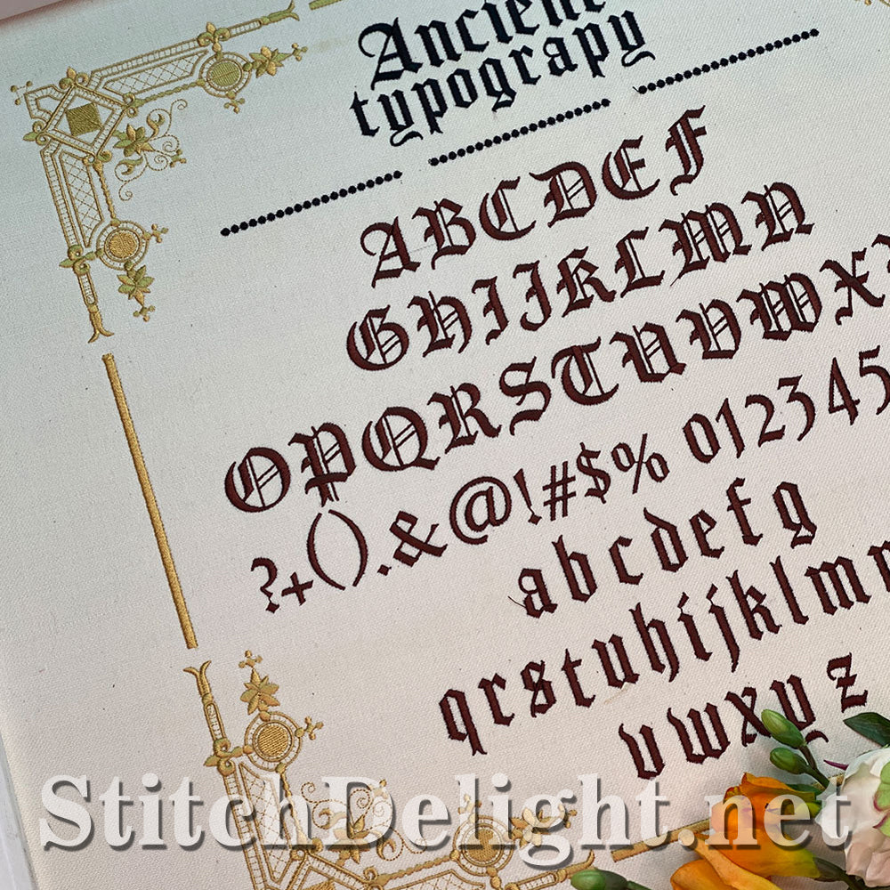 HOE0094 Typographie ancienne