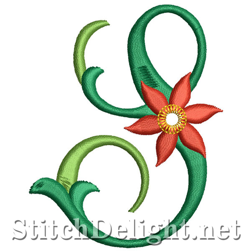 SDS1119 Poinsettia Font S