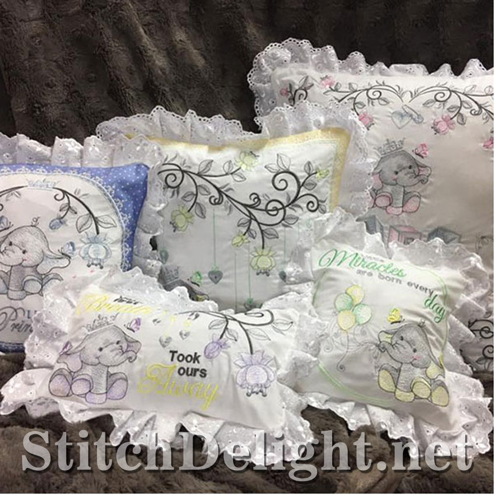 SDS1130 ITH Baby Ellie Pillows