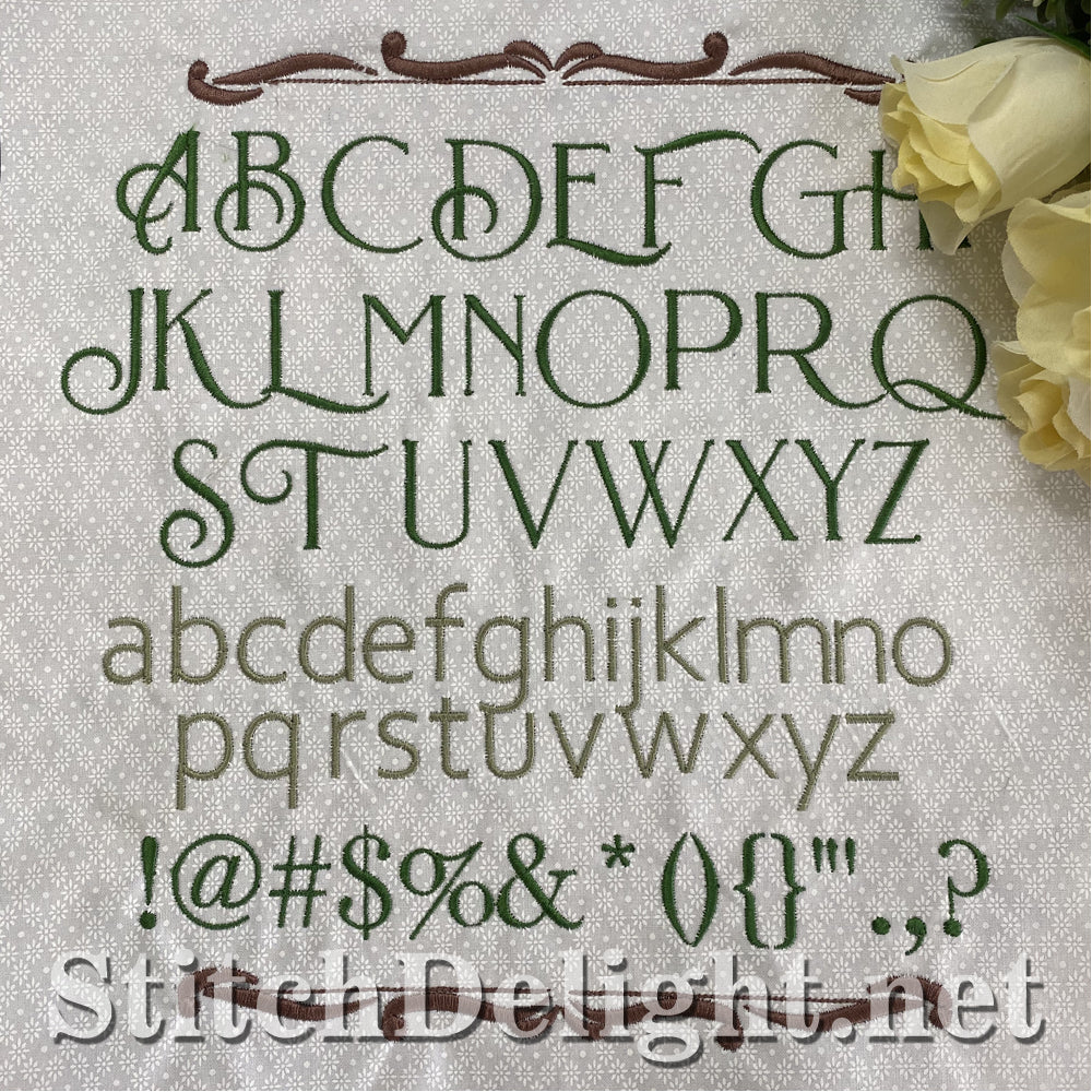 HOE0081 Elegant Swirl Font