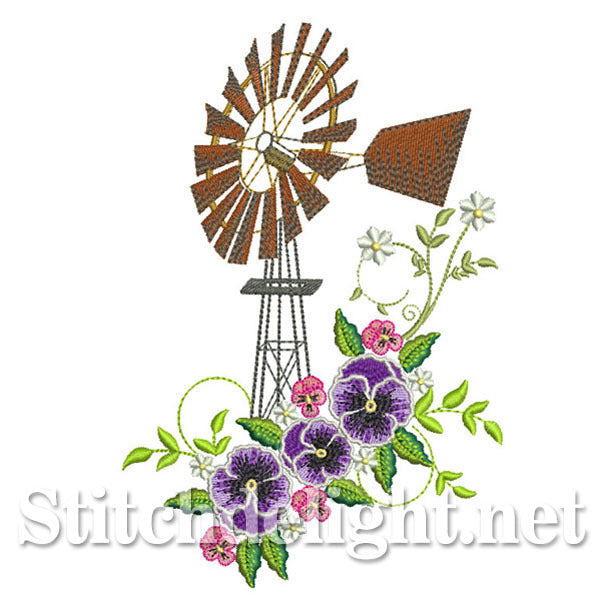 <transcy>SDS0668 Stiefmütterchen-Windmühle</transcy>