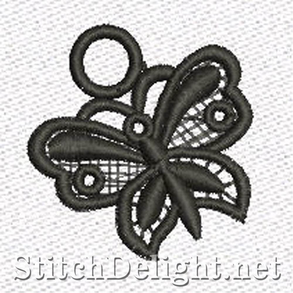 <transcy>SD1102 Petit papillon autoportant en dentelle</transcy>