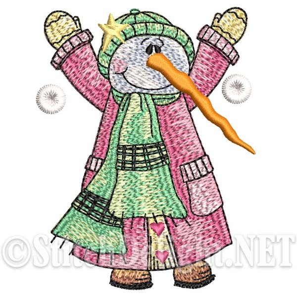 SD1372 Dancing Snowman 4