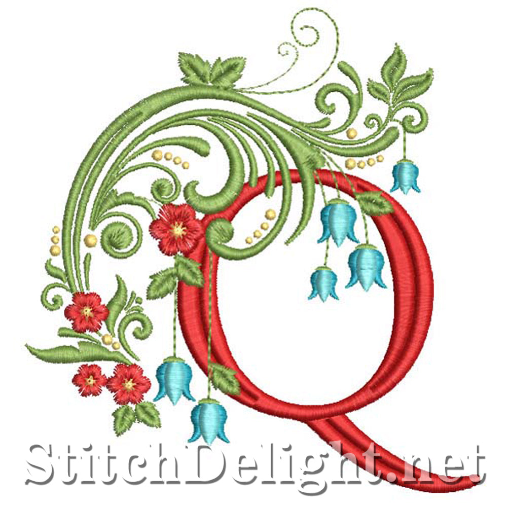 SDS1254 Blue Bell Font Q