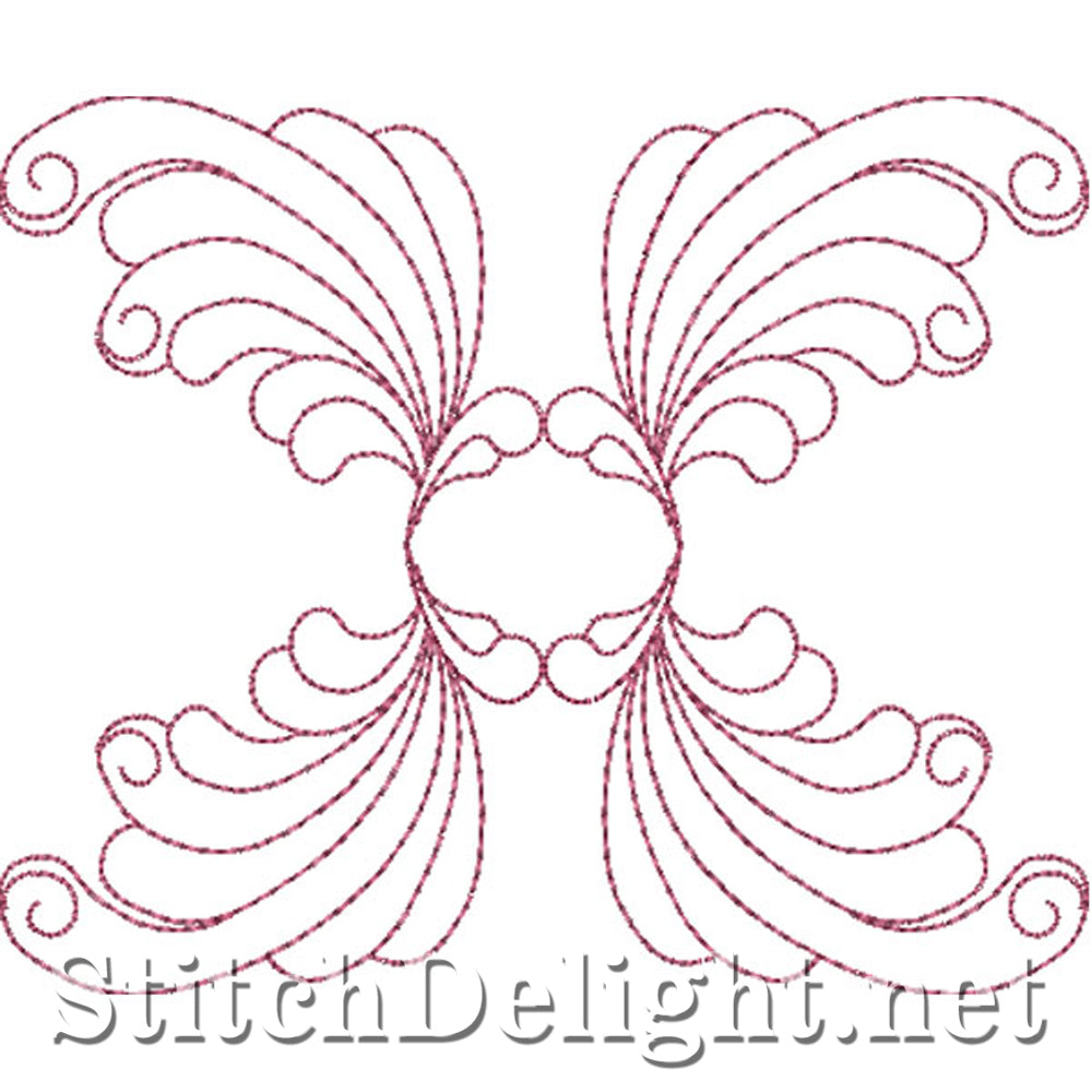 SDS0734 Feather Quilt Patterns