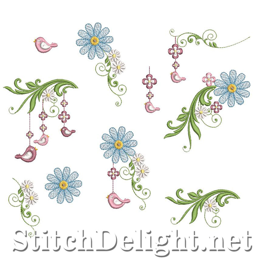 SDS1016 Dainty Flowers 61