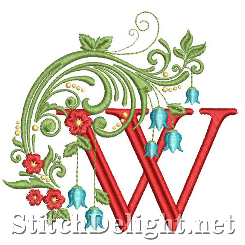 SDS1254 Blue Bell Font W