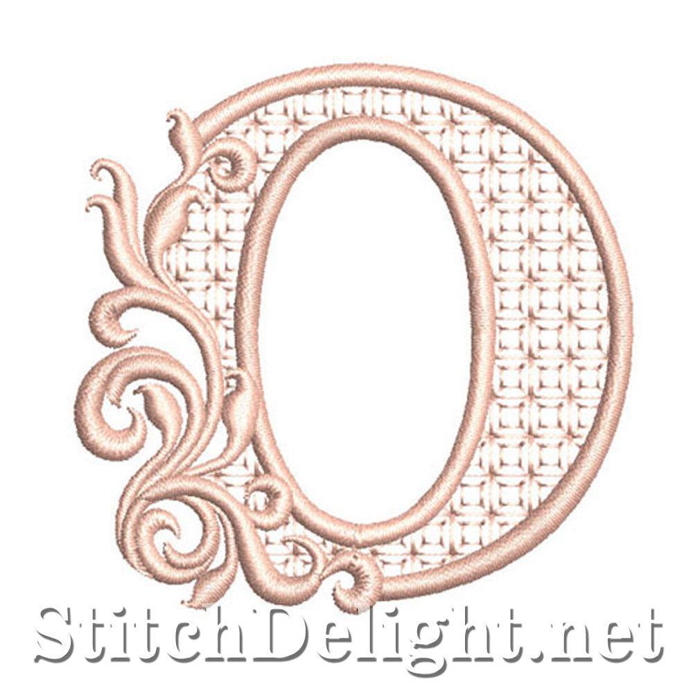 SDS1141 Fancy Block-lettertype O