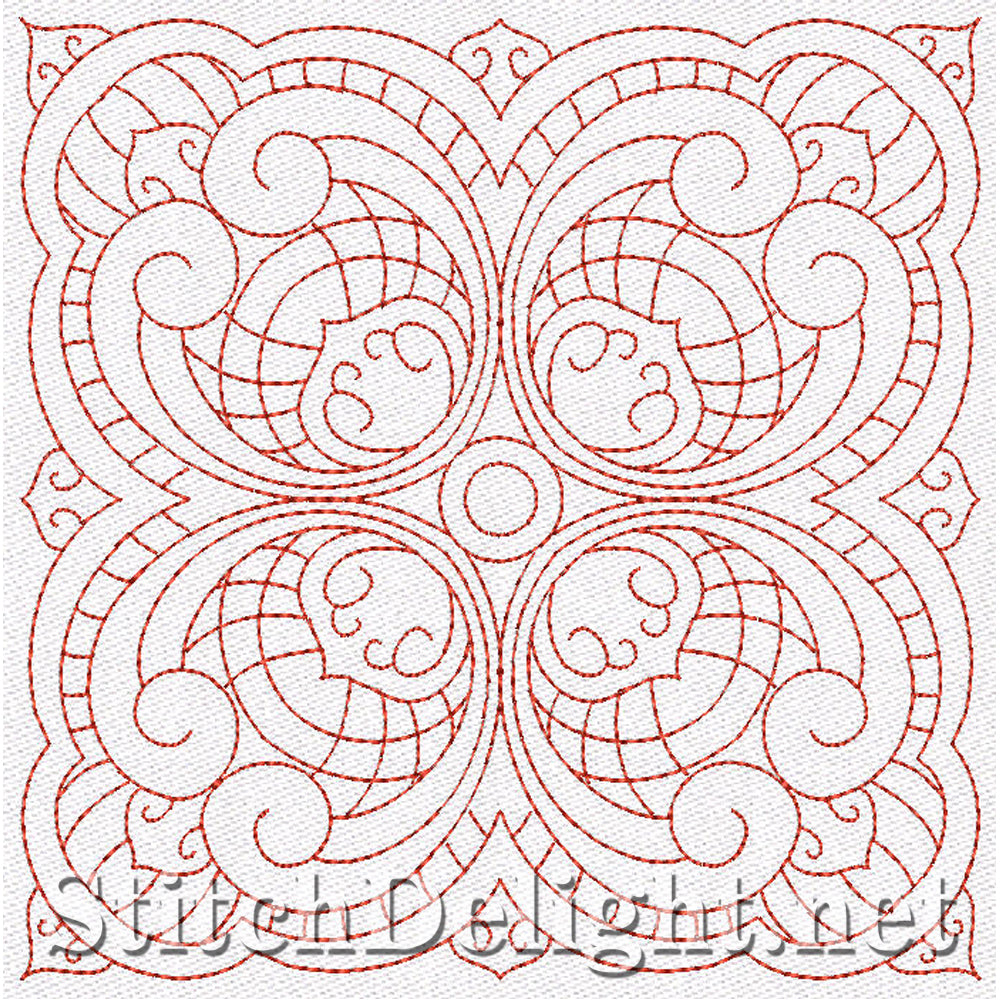 SD0641 Scroll Quiltblocks