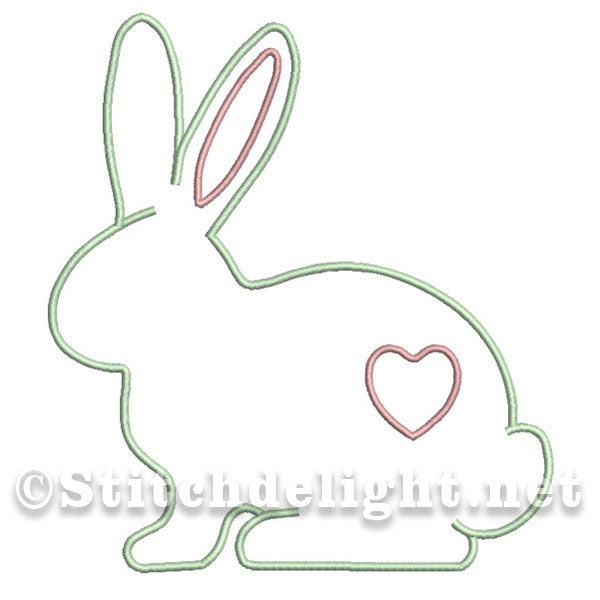 FDS 0479 Appliqué de lapins