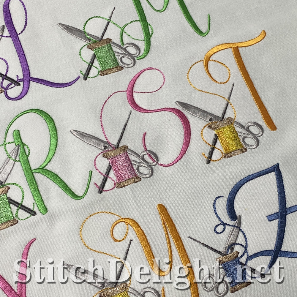 SDS1773 Stitch Delight Font