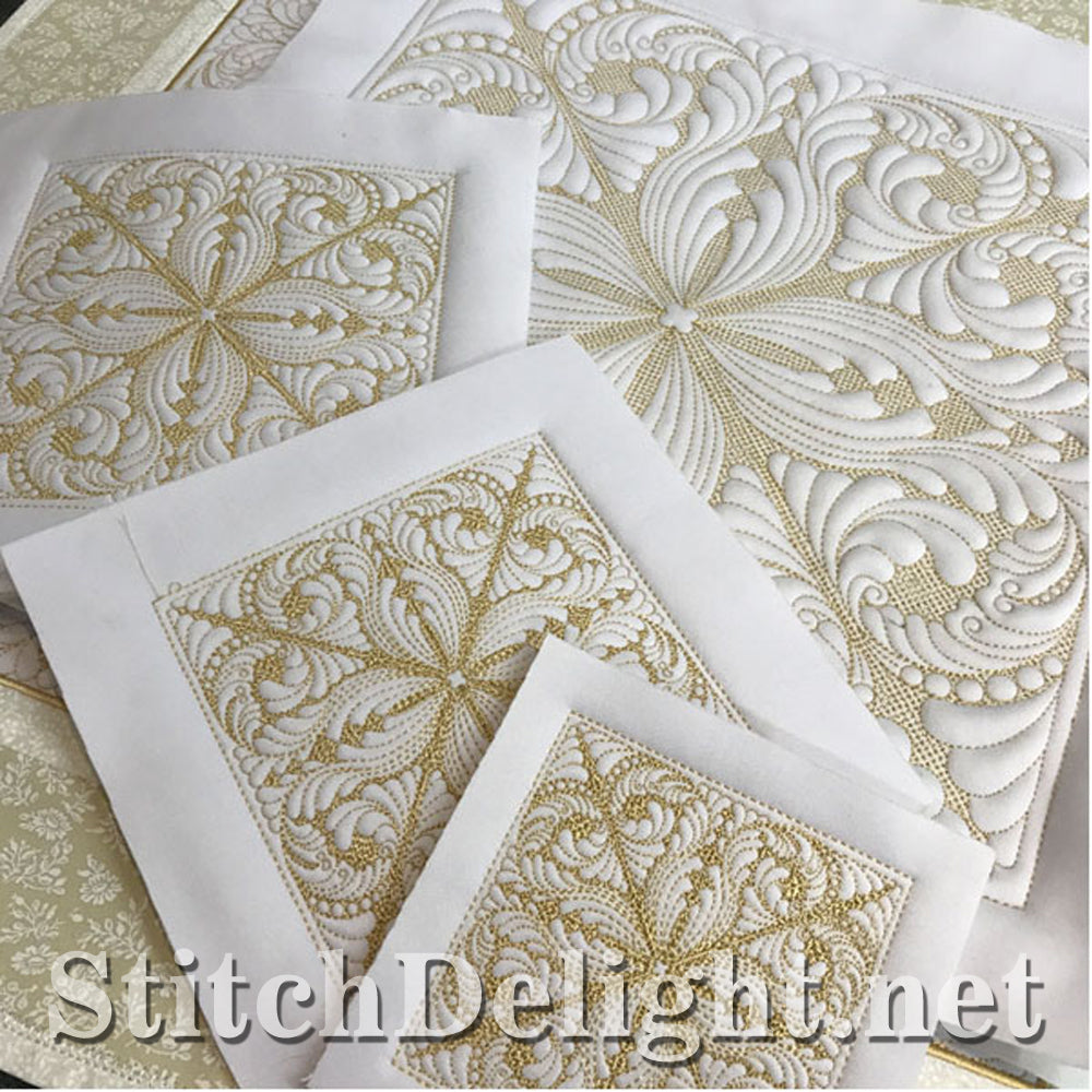 SDS1179 Feather Quilt Set 3