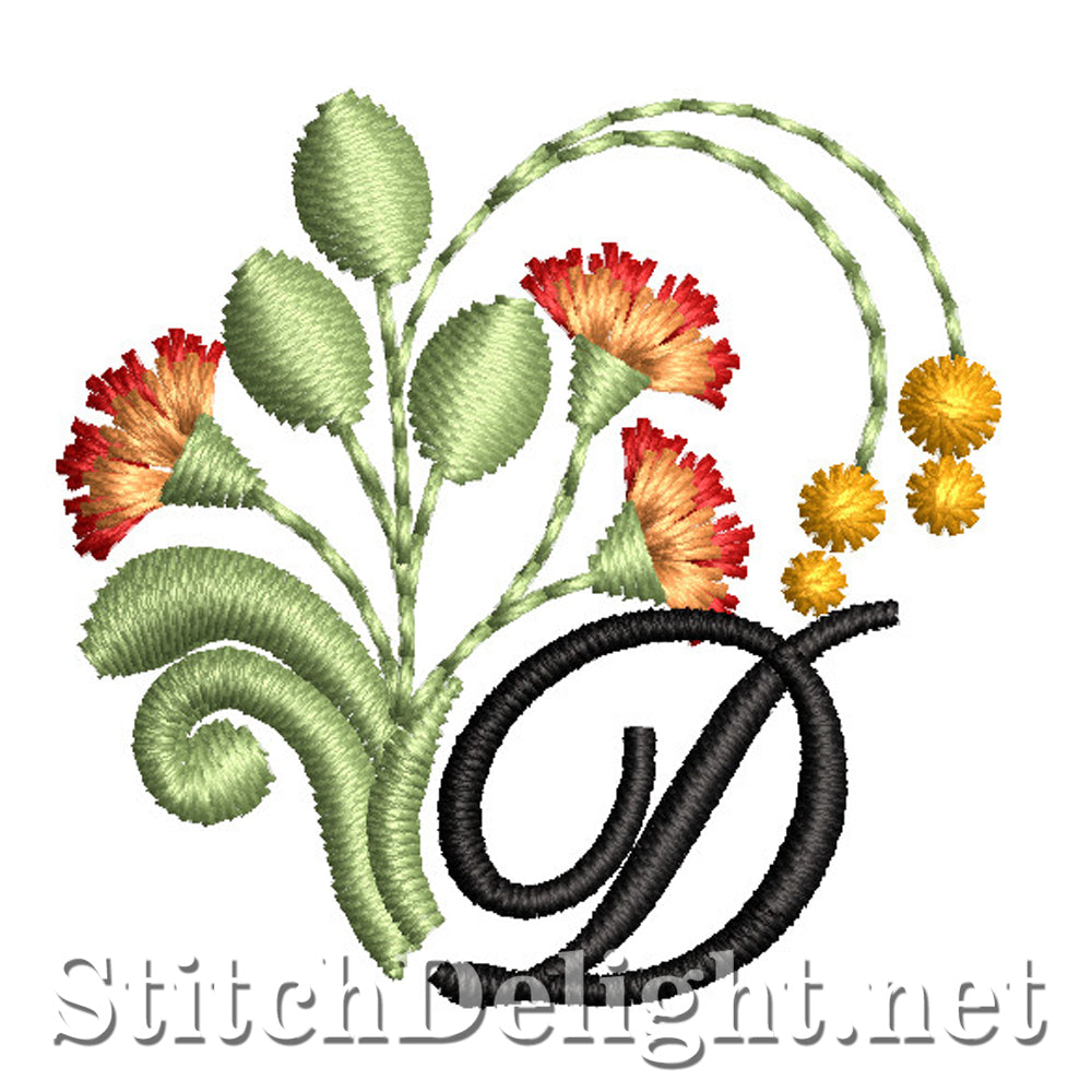 SDS1749 Flamboyant Font D