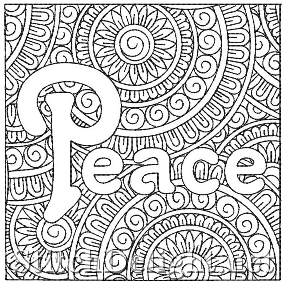 SD1295 Christmas Quilt Peace
