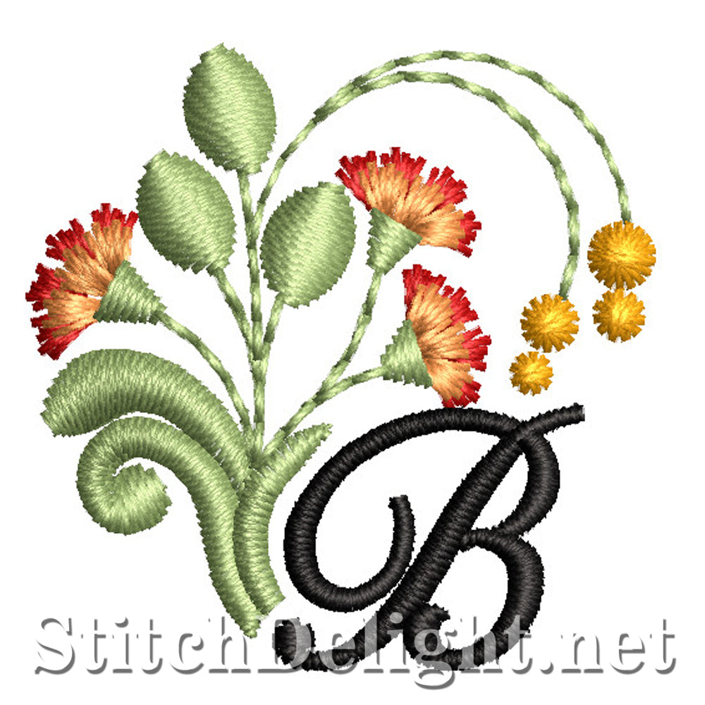 SDS1749 Flamboyant Font B