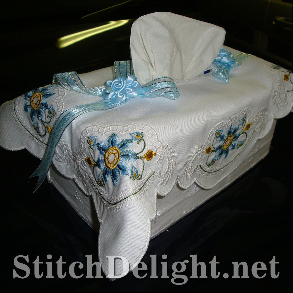 SD0726 Tissue Box Covers 2 Large Hoops