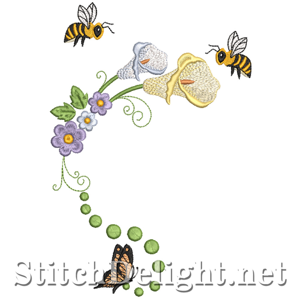 SD1535 Busy Blossom Bees