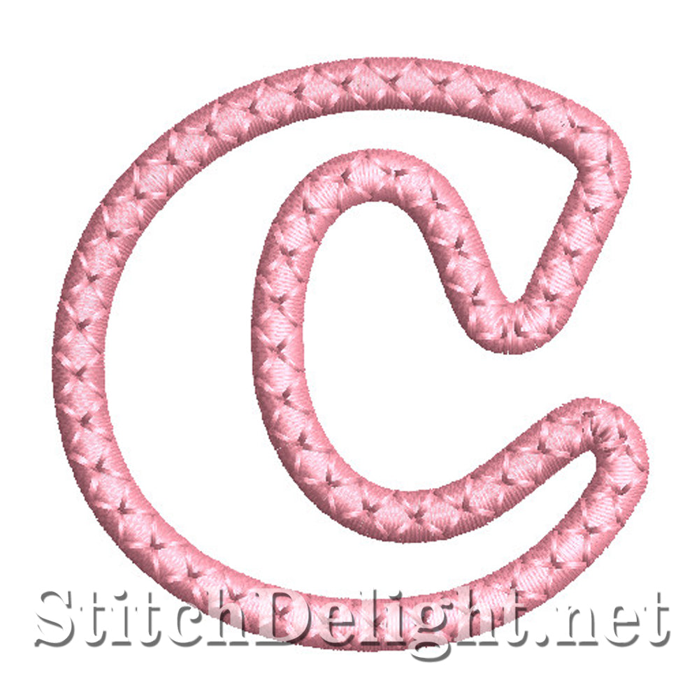 SDS1450 Applique Small Letter font C