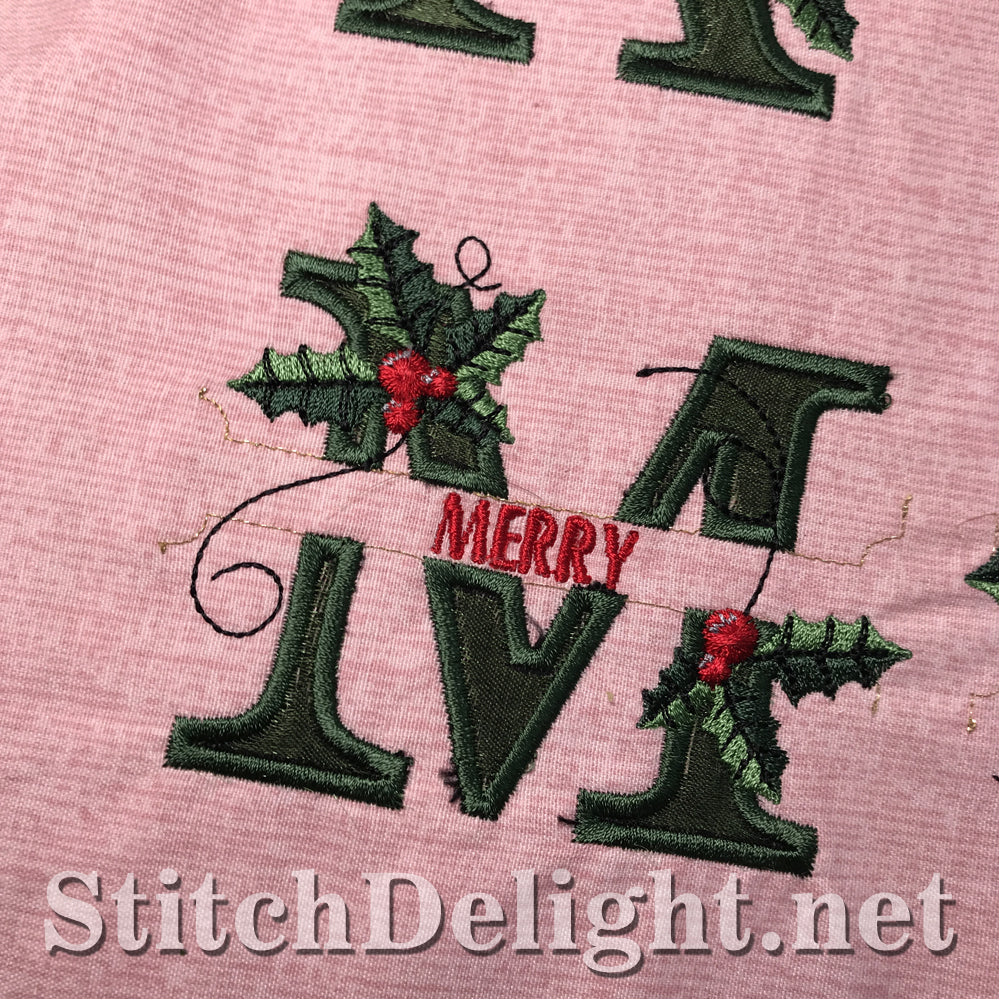 HOE0037 Festive Holly Font