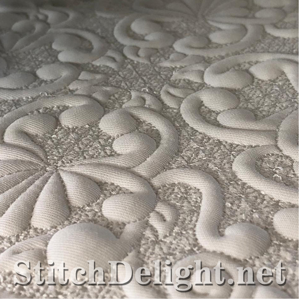 SDS1447 Flowers and Bees Quilting and Eyelet Lace