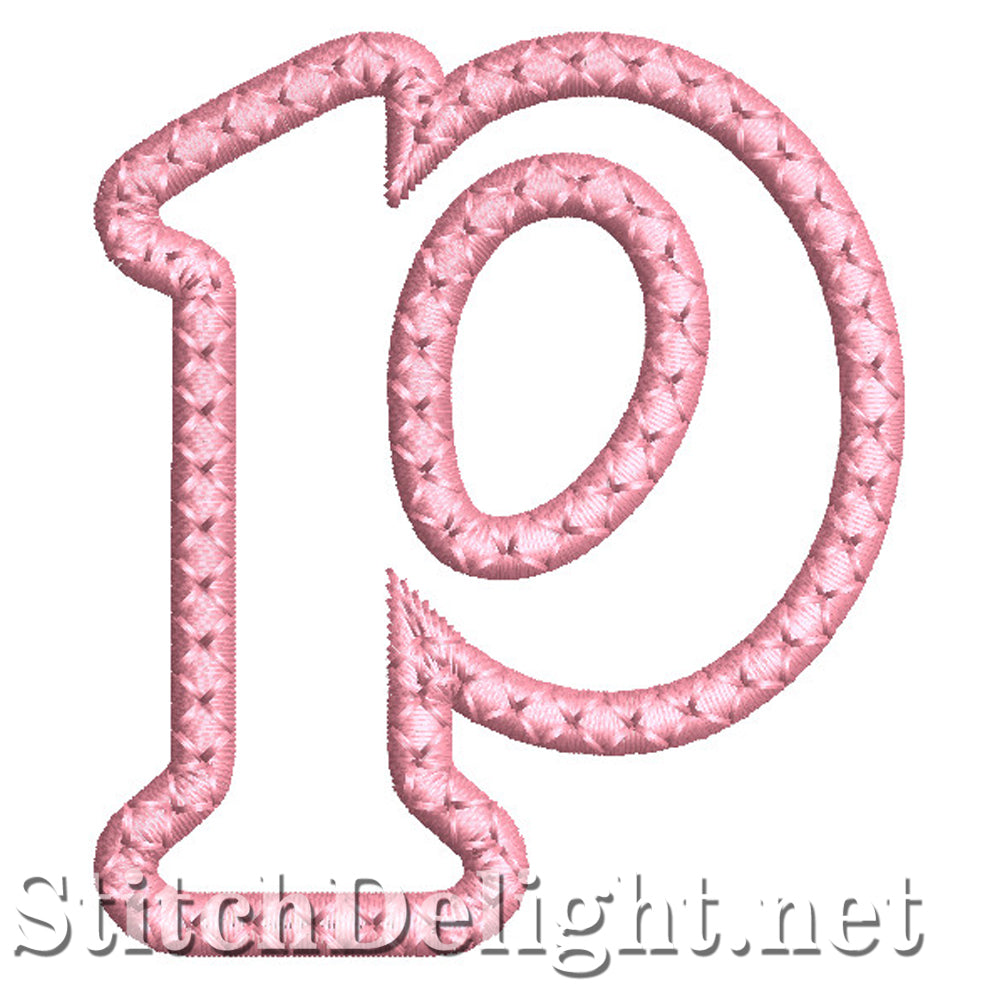 SDS1450 Applique Small Letter font P