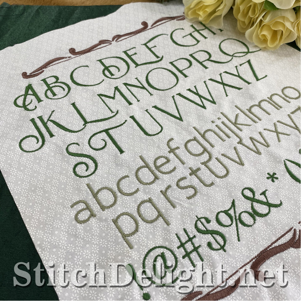 HOE0081 Elegant Swirl Font