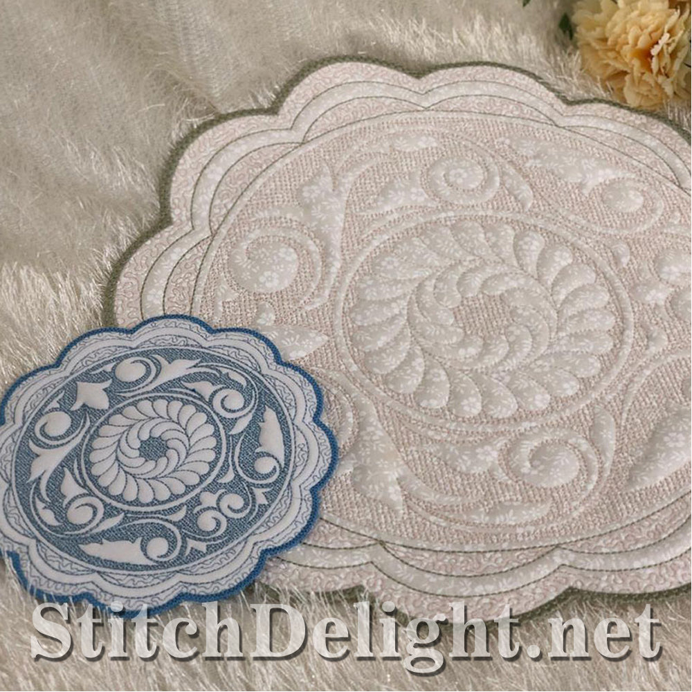 SDS1426 Round Quilted Placements