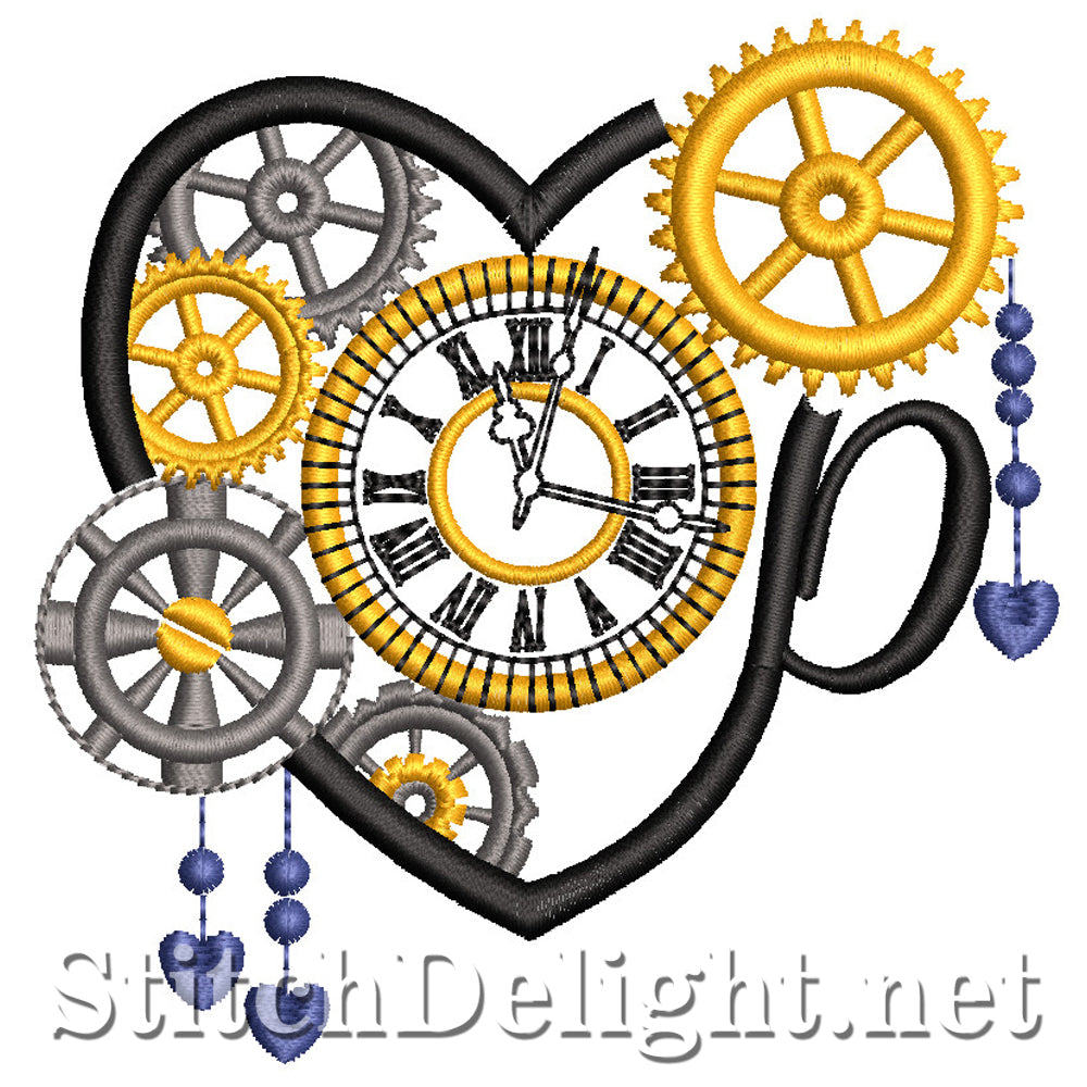 SDS1561 Steampunk Alpha Font P