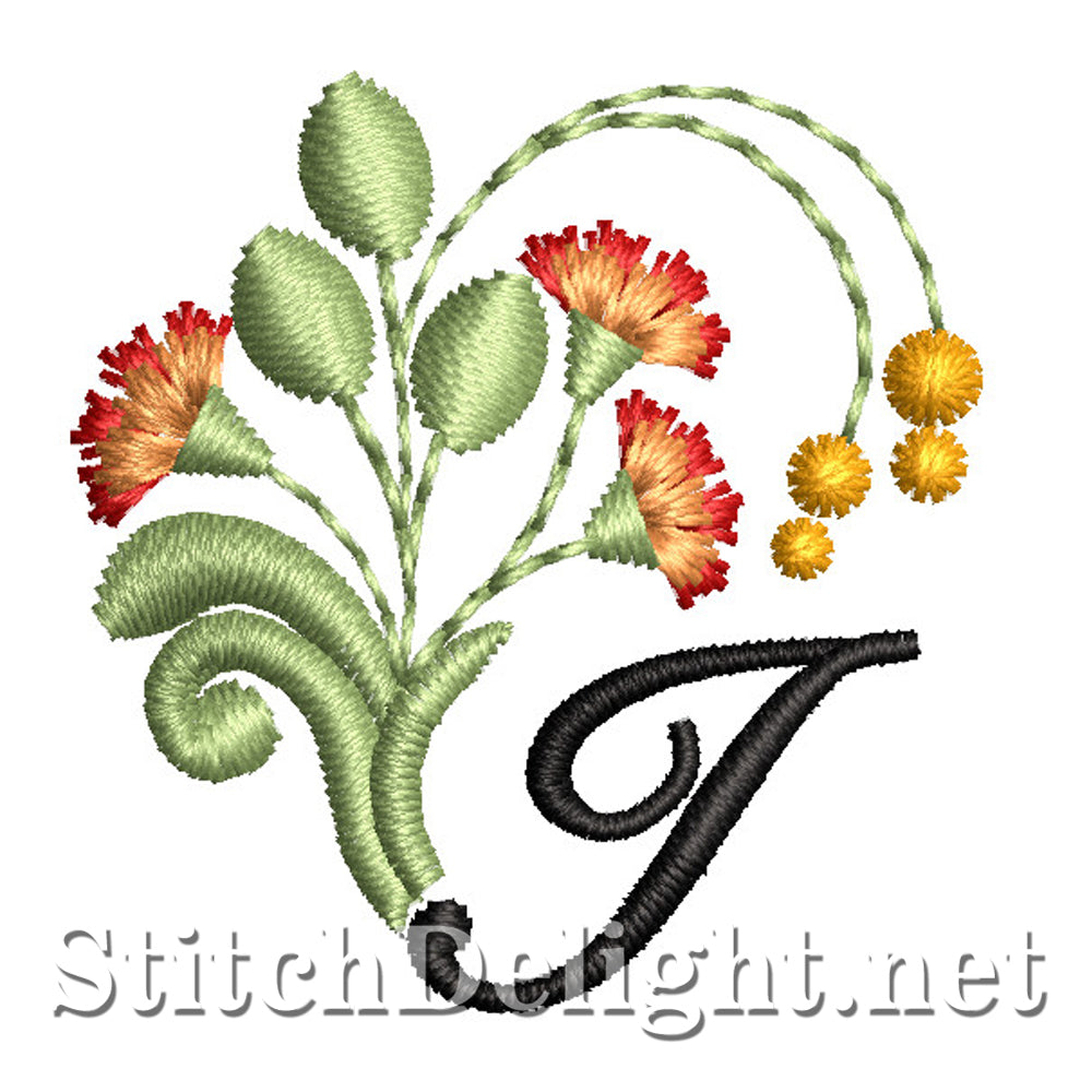 SDS1749 Flamboyant Font I